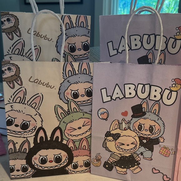 Labubu Cartoon Gift Bags Set - Picture 2 of 5